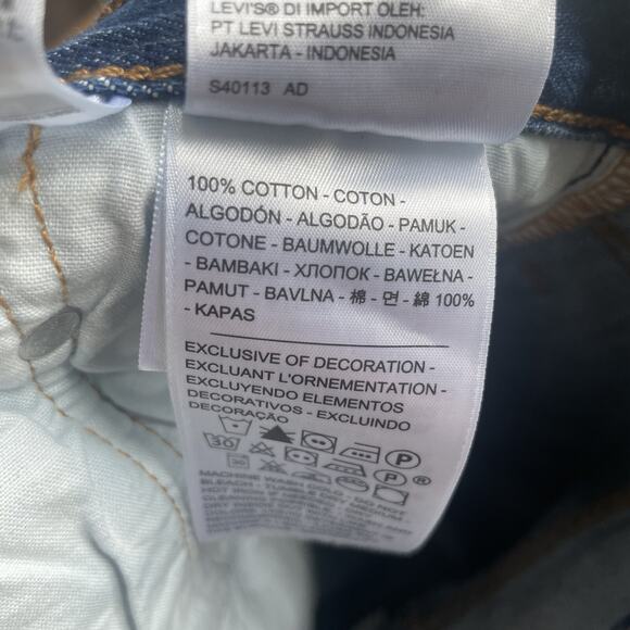 Levi’s 501 Womens Distressed‎ Denim Jeans Size 29W 26L Button Down Fly Straight - Picture 13 of 14